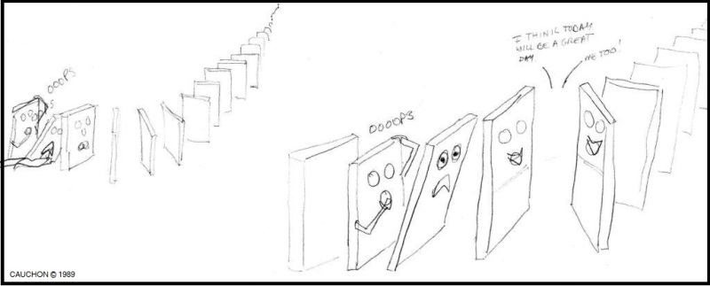 191b. Domino Practical Joke Gone Wrong (sketch) (05Dec89)